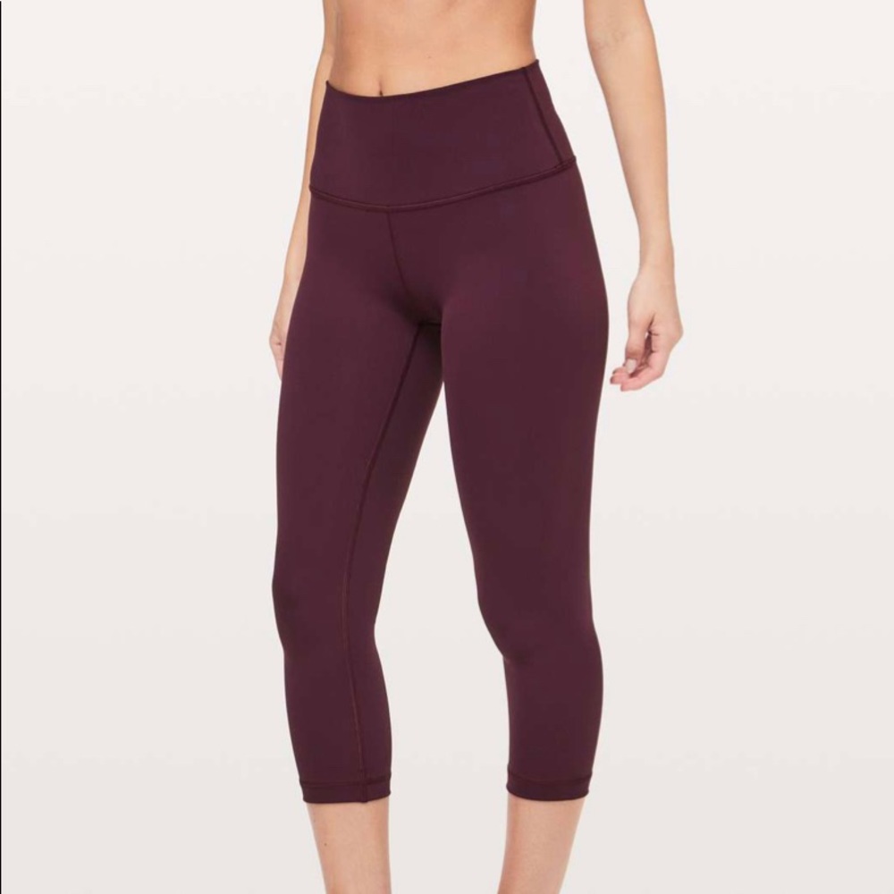 Lululemon wunder under crop 21”
